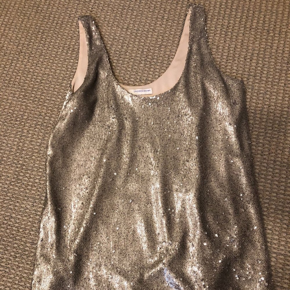 Gold Sequined Top - Picture 3 of 7